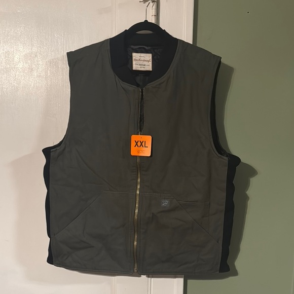 Weatherproof Other - Weatherproof Vintage Men’s Utility Canvas Vest Green Size XXL